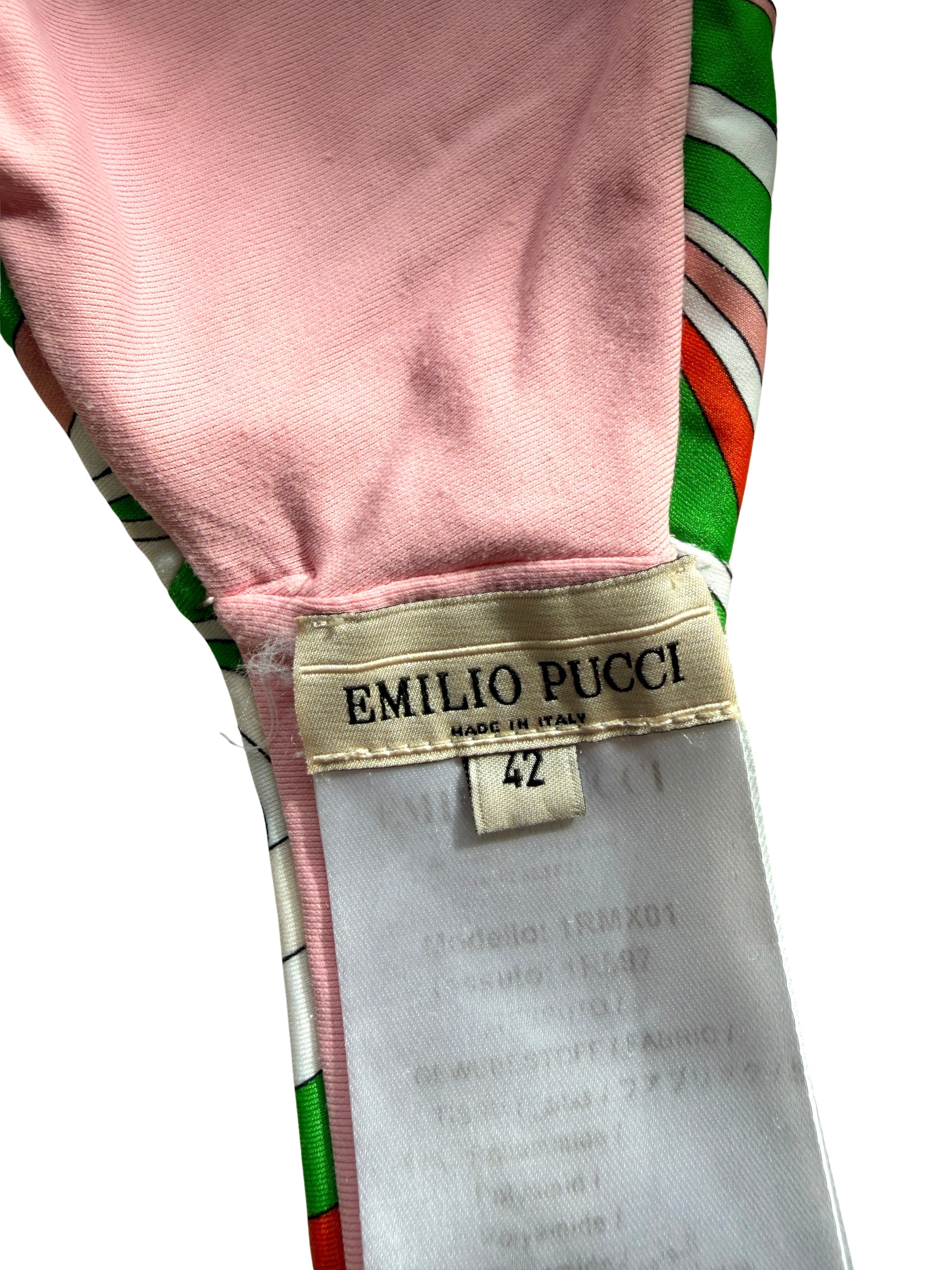 Emilio Pucci Halter Bikini Top