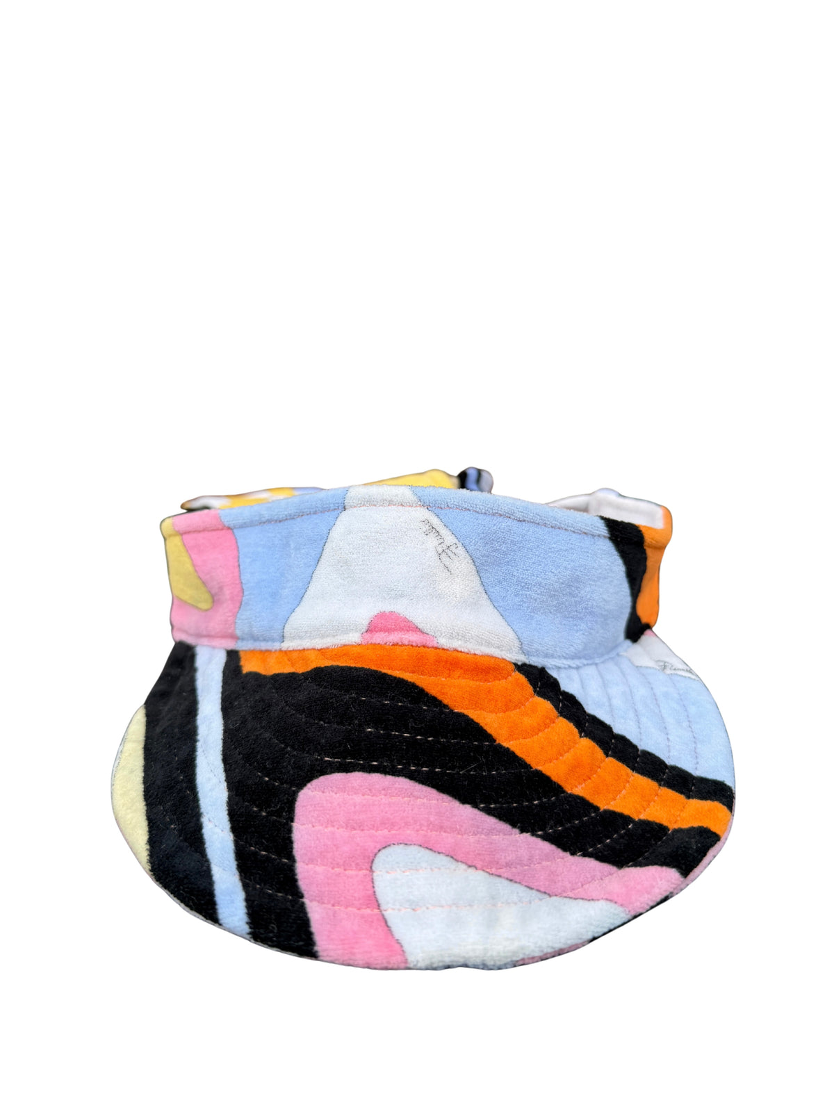 Emilio Pucci Terry Cloth Wrap Visor