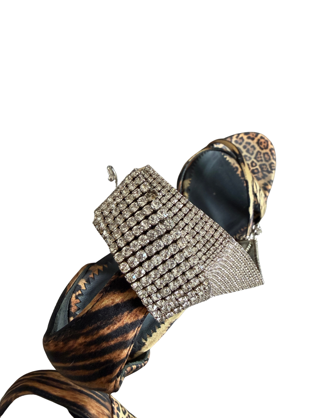 Giuseppe Zanotti Crystal Leopard Heel
