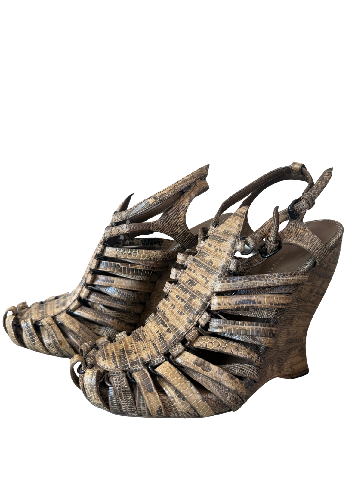 Bottega Veneta Lizard Wedge