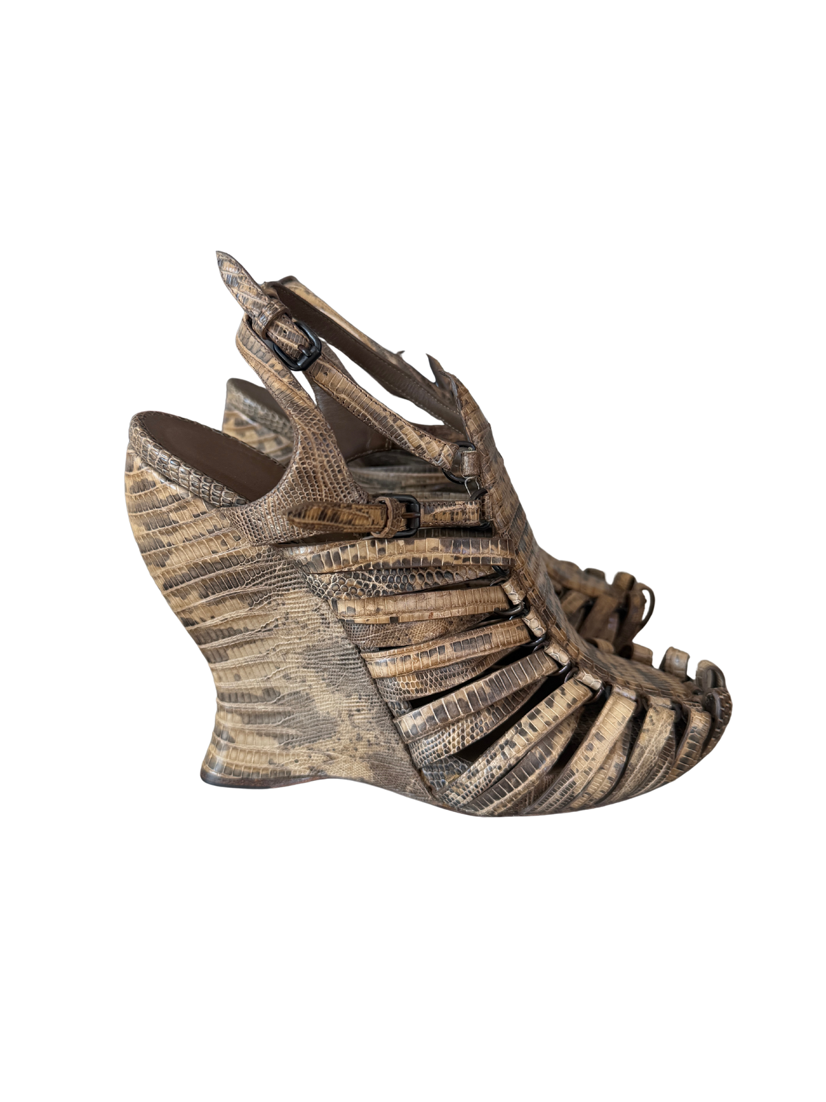 Bottega Veneta Lizard Wedge