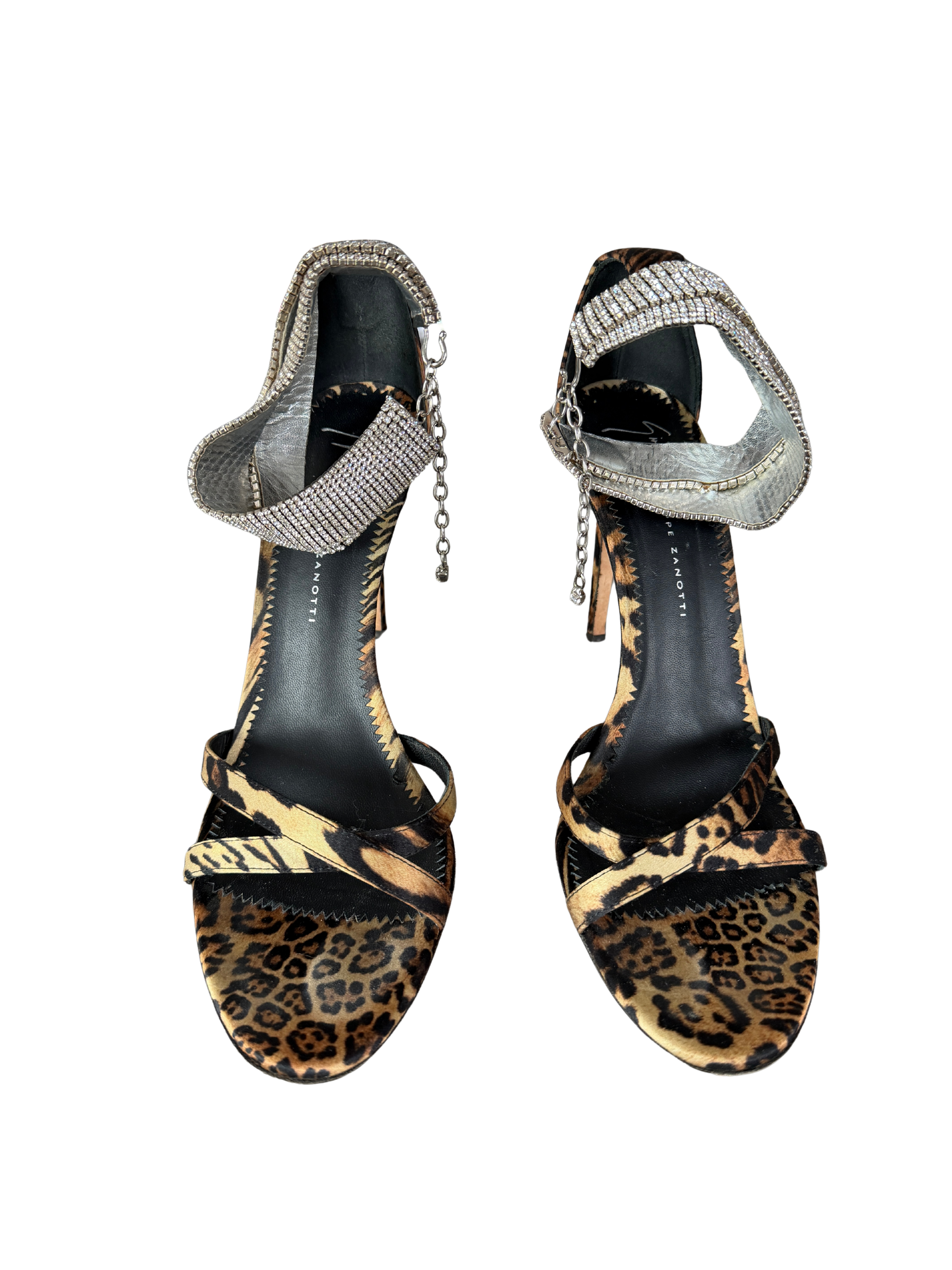 Giuseppe Zanotti Crystal Leopard Heel